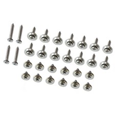 Interior Rear Quarter Panel Screw Kit Convertible 1968-72 Chevelle Cutlass 30pc Interior Rear Quarter Panel Screw Kit Convertible 1968-72 Chevelle Cutlass 30pc