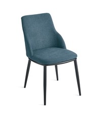 Set 2 sedie in tessuto con imbottitura design moderno per sala da pranzo CIC-951