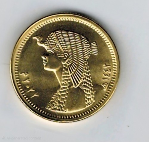 Egypt Queen Cleopatra 50 Piasters Coin UNC ISSUED 2022 Free Shipping
