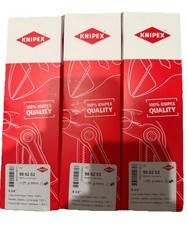 KNIPEX 98 62 02 Insulated Long Nose Pliers 1000V 8 3/4in Plastic Red/White