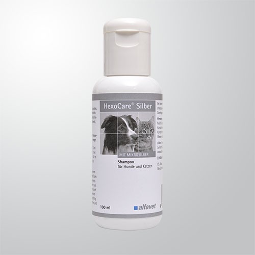 Alfavet Hexocare® Silber 100Ml Shampoo FüR Hunde Und Katzen (202,92 Eur/L)-image