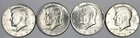4 - 1965-1969 40% Silver Kennedy Half Dollars UNC