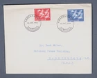 MayfairStamps Denmark FDC 1956 Bird Dual Copenhagen First Day Cover aaw_34557