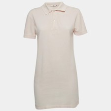 CH Carolina Herrera Light Pink Cotton Mini Polo Dress S