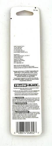 NEW Dewalt DW4802 Reciprocating Saw Blade 5Pk 6" 6 TPI ~ Free Shipping - Picture 4 of 8