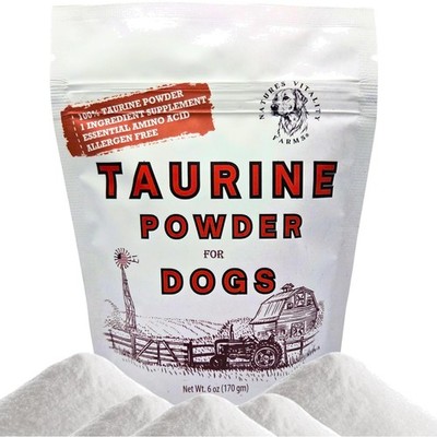Taurine for Dogs - Taurine Powder Supplement, 144 Servings, 500mg, Heart, Bra...