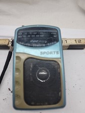 Street Beat Sports Radio AM FM Model PR-35M Portable Speaker Working Vintage   