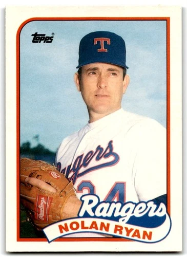Nolan Ryan 1989 Topps Traded Baseball Card #106T Texas Rangers