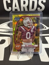 2024 Bowman University Chrome Sapphire Edition - Ali Jennings  Yellow /75 (RC)