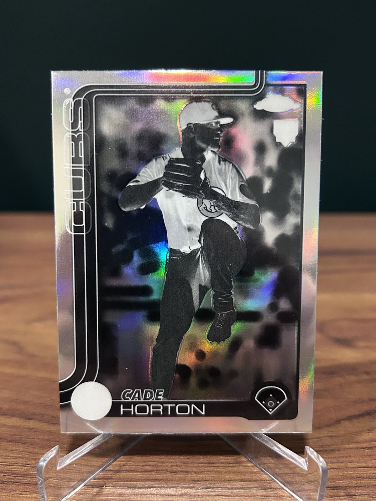 2025 Topps Chrome Update Cade Horton Rookie Negative Refractor Cubs RC #USC102