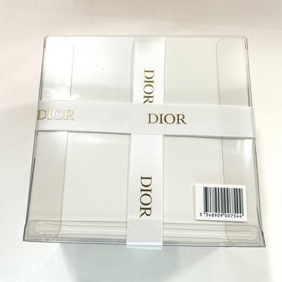 Christian Dior Preserved Pink Rose Flower W/ Gift Wrapped Acrylic
