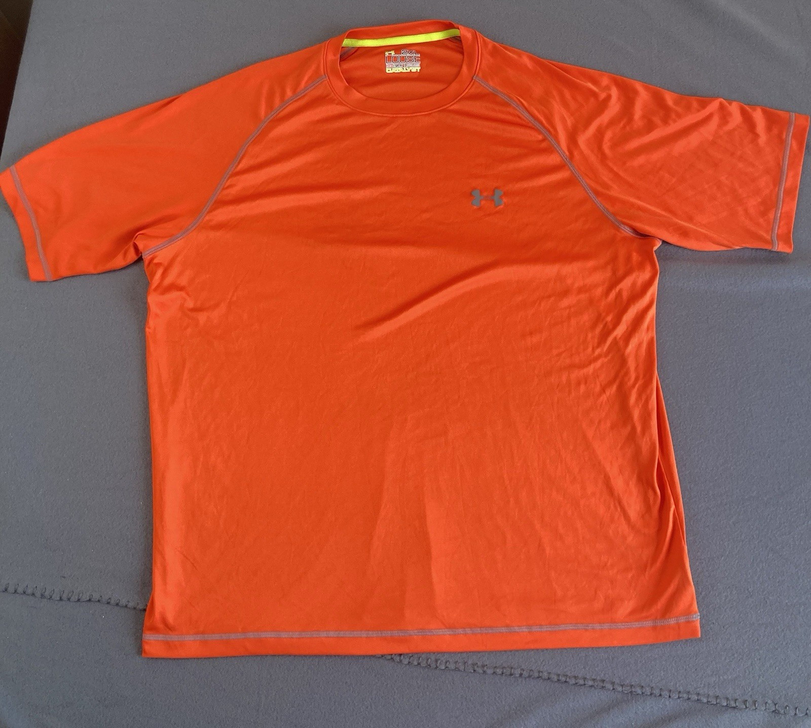 Under Armour Heat Gear Catalyst Shirt Men's 2XL Loose Short Sleeve Crewneck