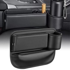 In Car Accessories Seat Gap Filler Storage Box Phone Holder Organizer Right Side
