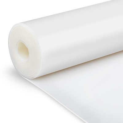 Silicone Rubber Sheets 1/16 Thick x 16 Wide x 118 Inch Long Mat Gasket White