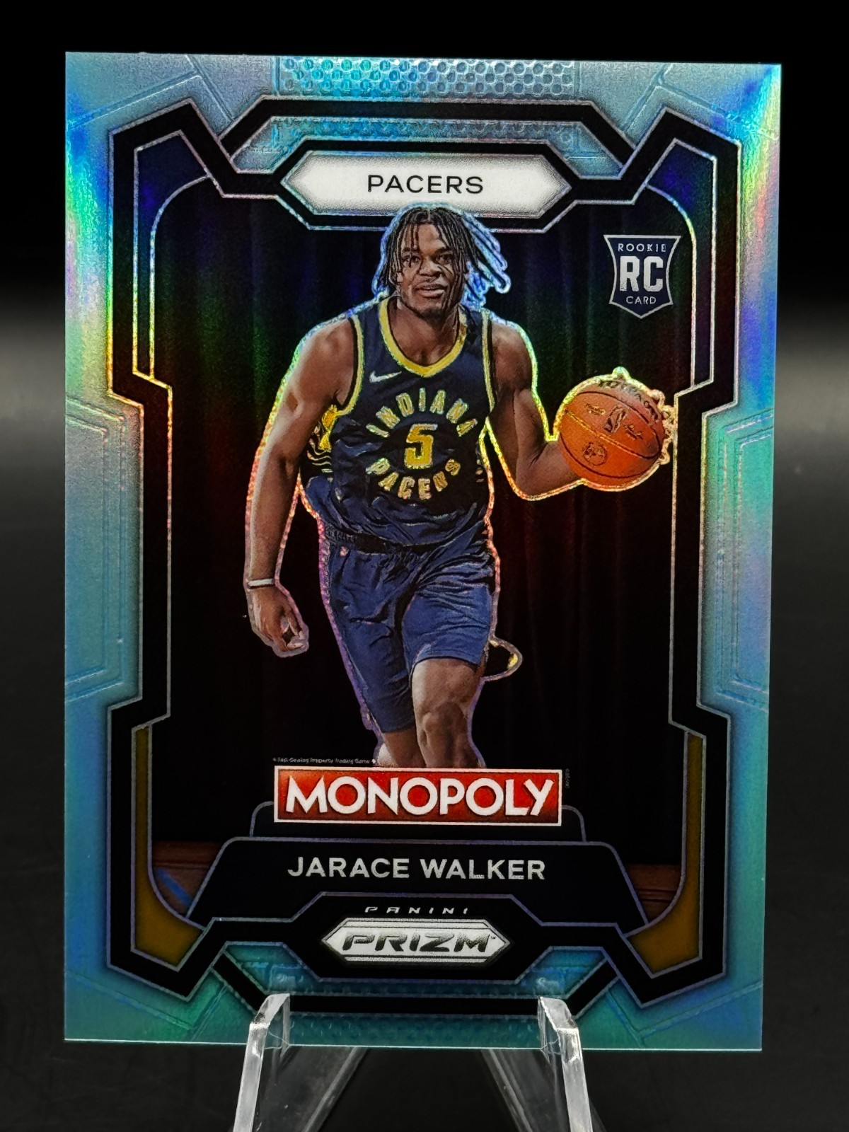 2023-24 Prizm Monopoly #36 - Jarace Walker RC (Light Blue /199) Indiana Pacers