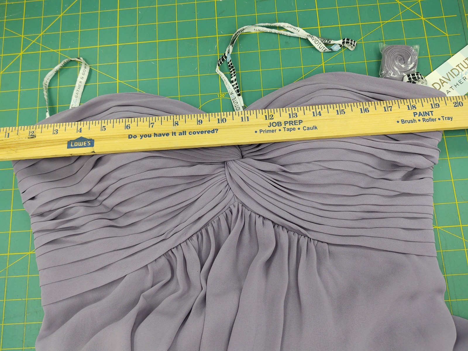 David Tutera Gather & Gown Prom Wedding Formal Bridesmaid Gown Size 14  Wisteria