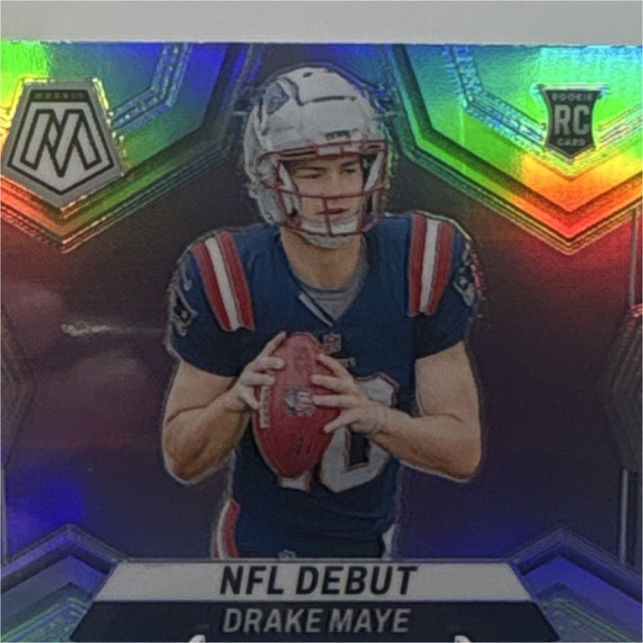 Panini 2024 Mosaic NFL Debut Drake Maye RC Silver #273 New England Patriots
