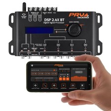 PRV AUDIO Car Audio Bluetooth DSP 2.4X BT   Crossover and Equalizer 4 Channel