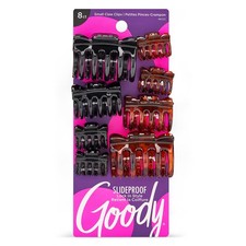 Claw Clips 8 Count Assorted Sizes Colors SlideProof Secure Grip Goody Classics