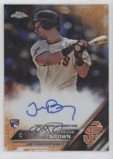 2016 Topps Chrome Rookie Orange Refractor 5/25 Trevor Brown #RA-TB Auto 0b0