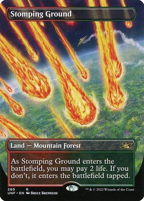 MTG Magic the Gathering Stomping Ground (280/689) Unfinity NM