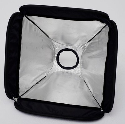 2er Set Profi Calumet Softboxen 50x50cm für Systemblitze inkl. Halterung