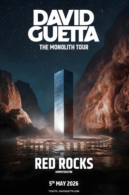 David Guetta May 05 2026 Morrison - Red Rocks Amphitheatre Poster