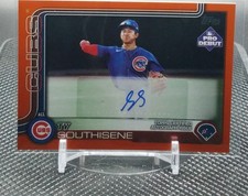 2025 Topps Pro Debut Ty Southisene AUTO Orange Foil /25 Cubs
