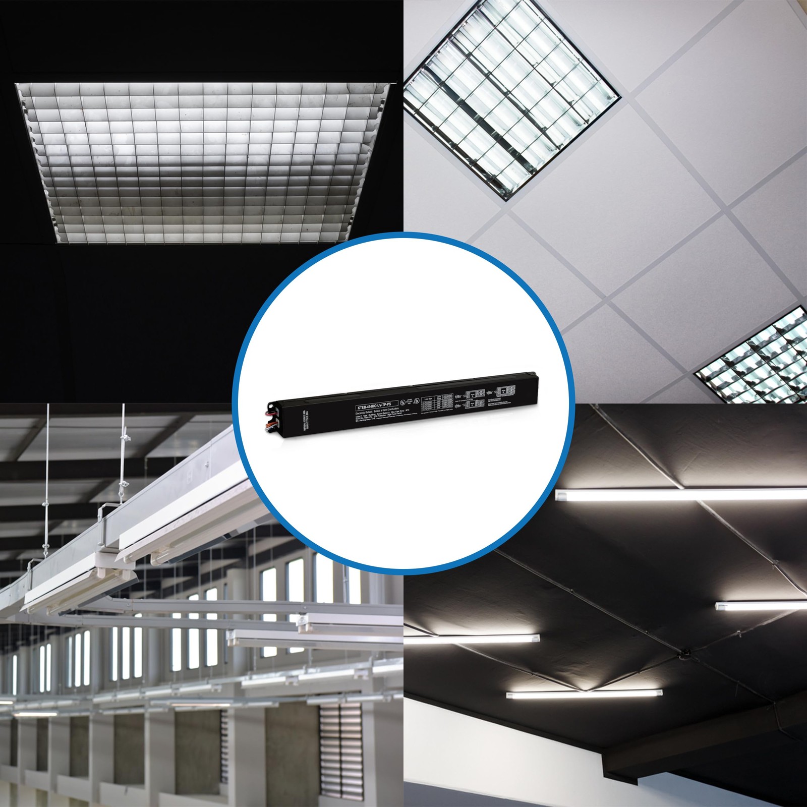 Ohlectric Keystone Kteb-454Ho-Uv-Ps Electronic Ballast Replacement For Icn4S5490