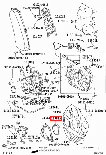 Genuine LandCruiser 80 79 78 Series 1HD 1HZ 1KZ Rear Main Oil Crankshaft Seal - Picture 9 of 20