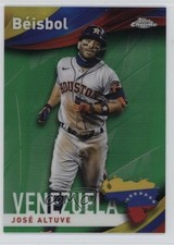 2021 Topps Chrome Beisbol Green Refractor /99 Jose Altuve #B-4 1q0o