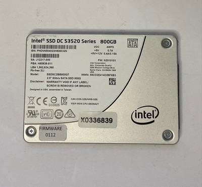 Intel DC S3520 SSDSC2BB800G7 800GB 6GB/s 2.5'' SATA SSD
