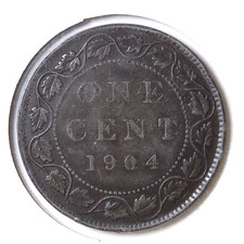 1904 Canada 1 one cent large penny - LOW COMBINED SHIP - C1-392