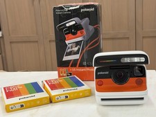 Polaroid 6652 Flip Instant Camera Color Film Bundle 16 Photos - White