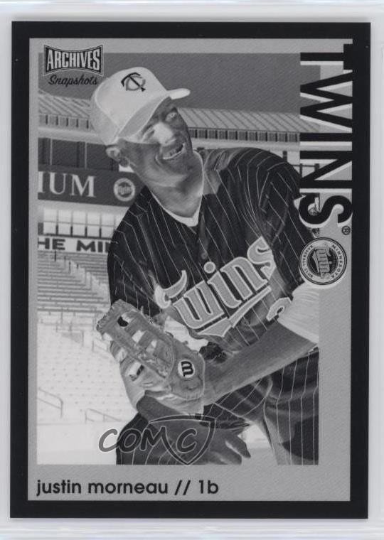 2022 Topps Archives Snapshots Negative Inverse 12/25 Justin Morneau #4 06l3