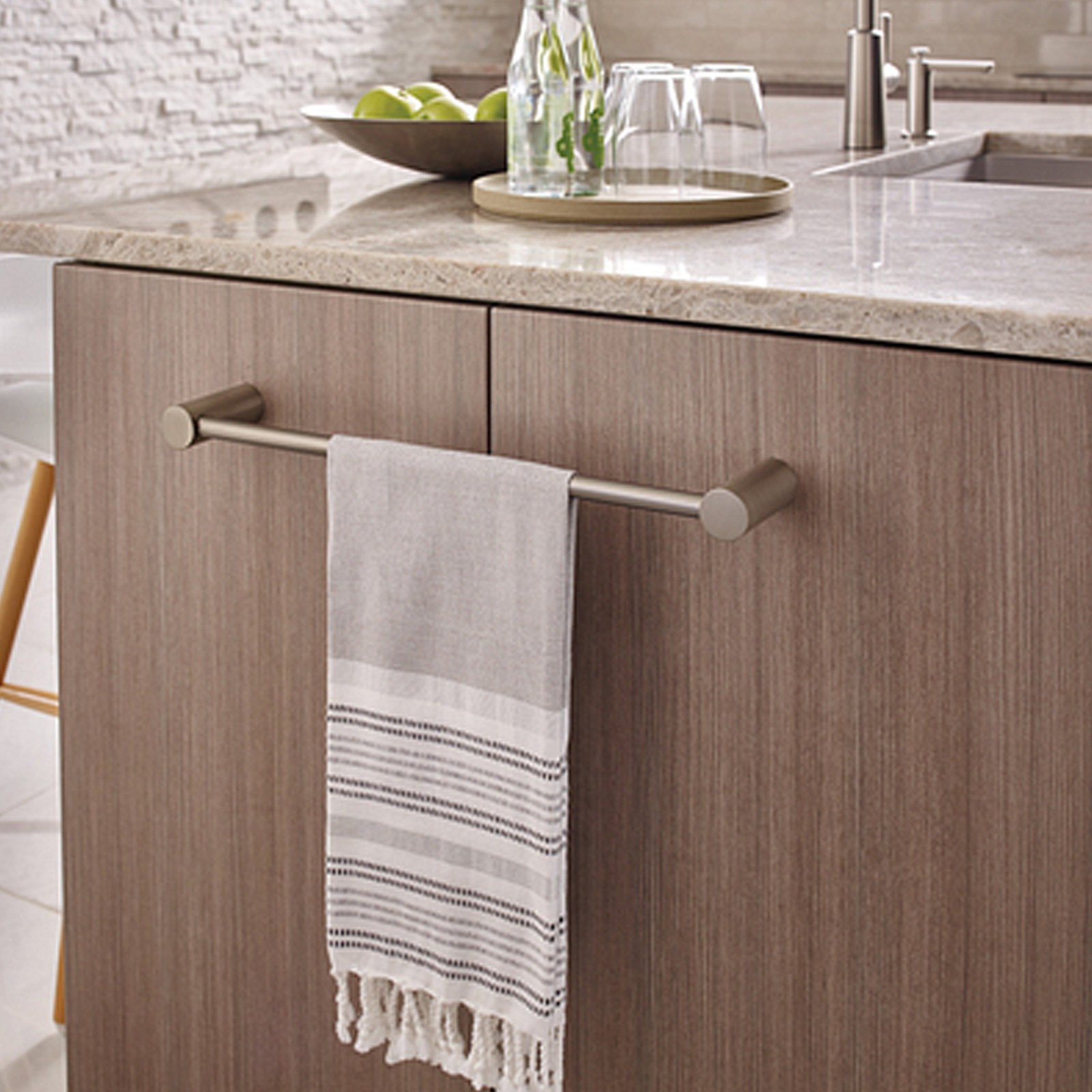 Bar Rack Brush Nickel