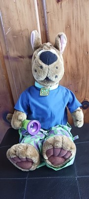 Fright Light Scooby Doo Scared Silly Plush w/Ghost Flashlight 18'' WORKS GREAT!