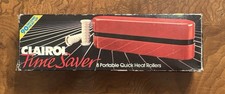 Clariol 8 Portable Heat Rollers  Clips In Box Vintage 80  s Tested