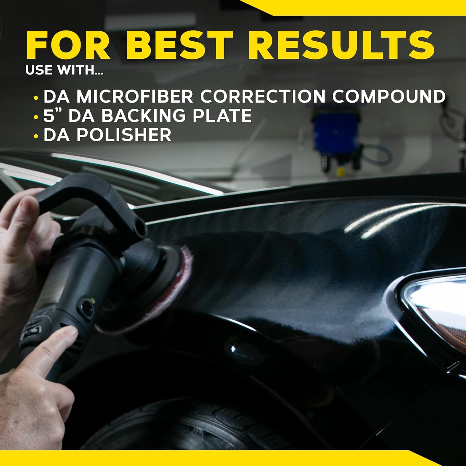 5-inch microfibre cutting disc, microfibre pad, suitable for DA polishers