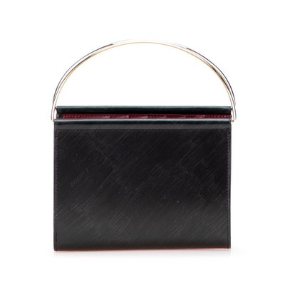 Cartier Trinity Leather Handbag Women Black One Size