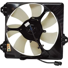 AC Condenser Cooling Fan Assembly For 2001-2005 Toyota RAV4 Passenger Single Fan
