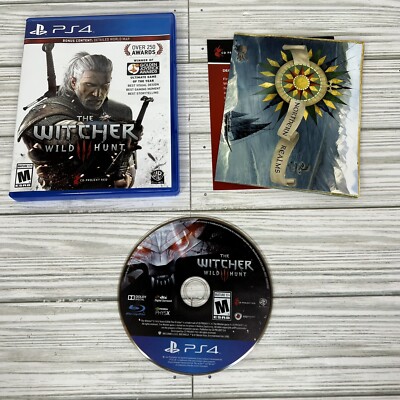 The Witcher III 3: Wild Hunt (Sony PlayStation 4, 2015) - PS4 Game - CIB w/ Map