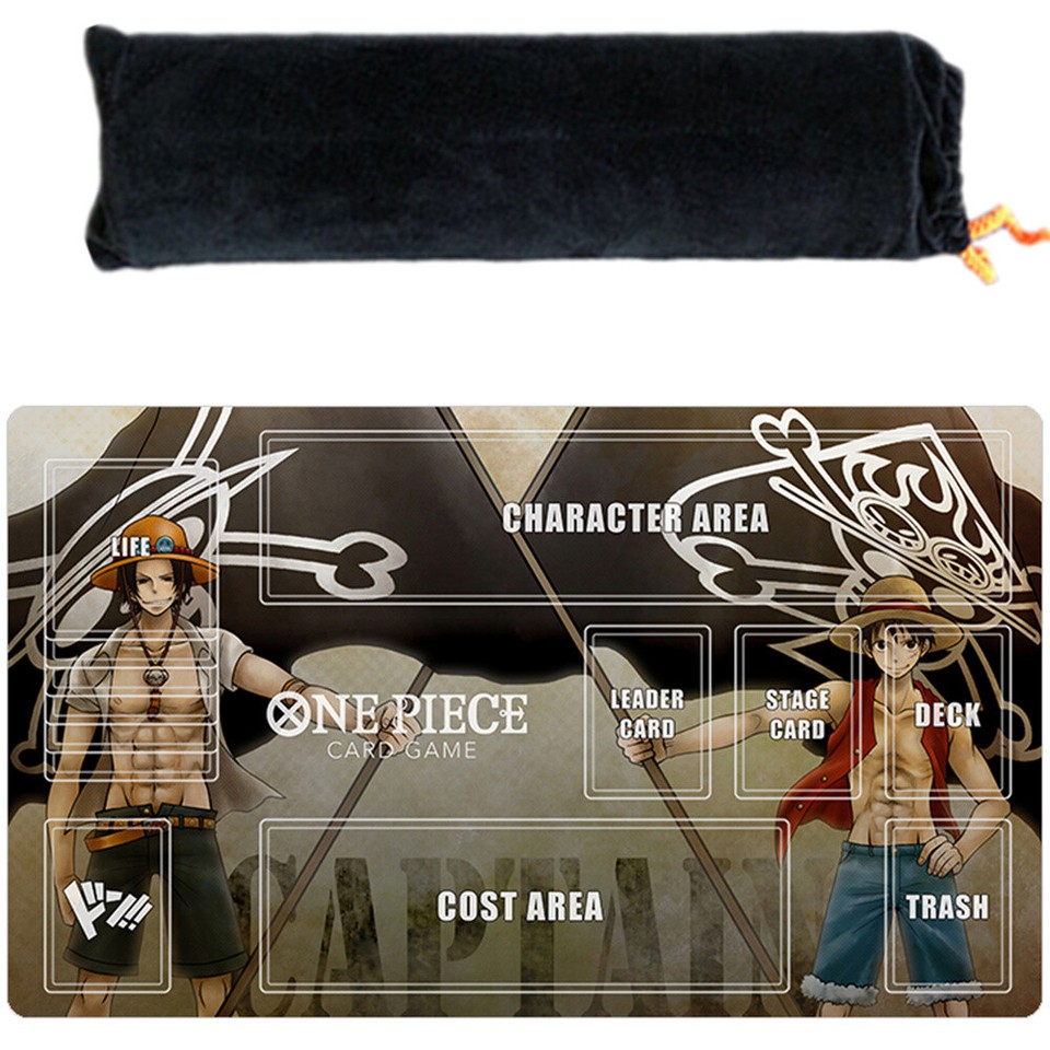 Alfombrilla de juego de una pieza Monkey D Luffy Ace juego de cartas alfombrilla de ratón de escritorio _lf02