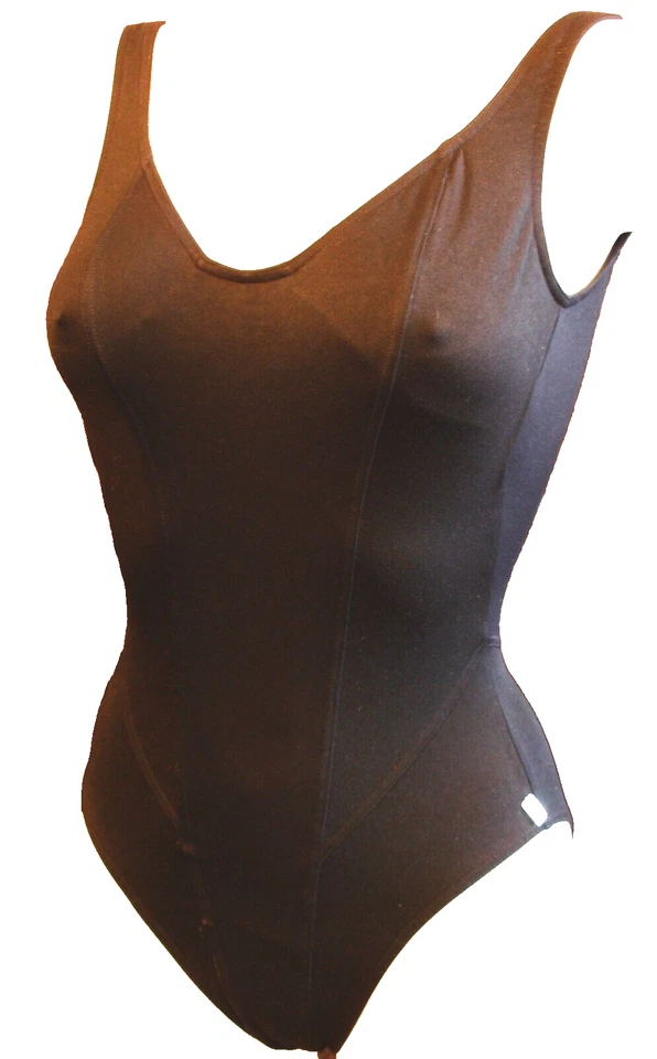 Freya SWIM Footprints 9279BK Gr.75D UK34D mit Bügel Schwarz samtiges Badeanzug  - Bild 2 von 4