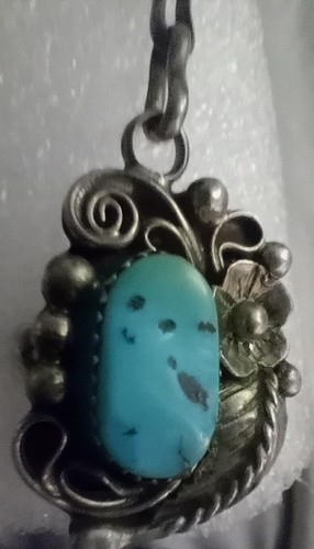 JAMESON LEE Navajo Sterling Silver TURQUOISE Gypsy Slave Bracelet Earrings Ring - Picture 10 of 12