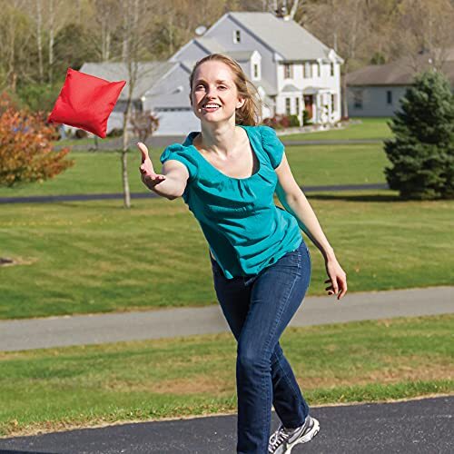 Regulation Size Cornhole Bags Set of 8 Premium Bean Bag Toss Bags for