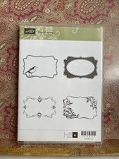 Stampin Up FOUR FRAMES Stamp Craft Scrapbook Retired