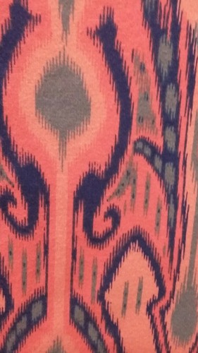 T2Love girls size 12 pink and blue BATIK tshirt - Picture 4 of 5
