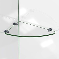 DreamLine GLSH-4100-09 Corner Shower Glass Shelf, Clear