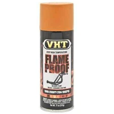LOT OF 6 Duplicolor SP114 Flat Orange VHT Flameproof Header High Heat Paint Aero